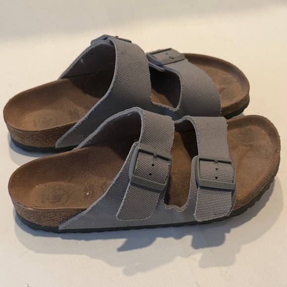 Birkenstock Gray Double Strap Sandals - Picture 2 of 5